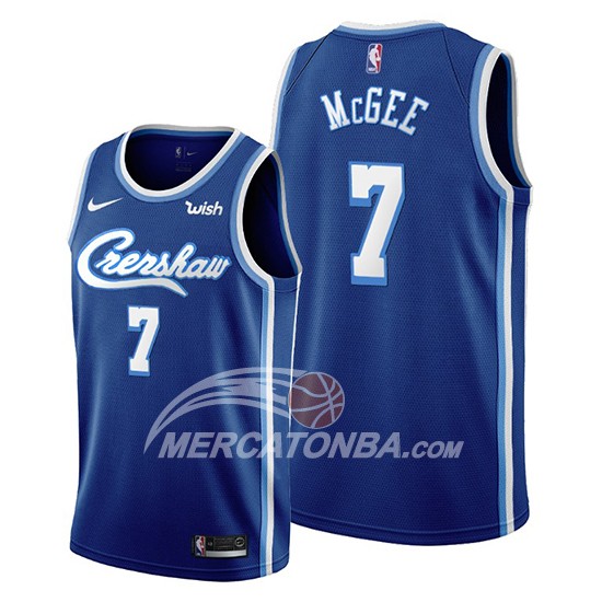 Maglia Los Angeles Lakers Javale Mcgee Classic Edition 2019-20 Blu